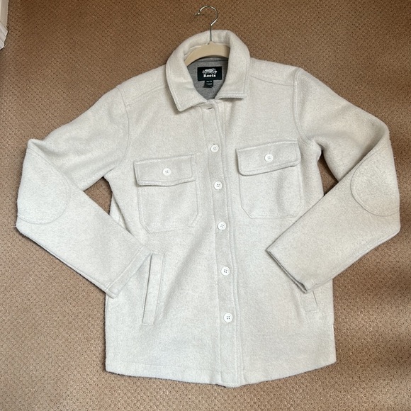 NWT Roots Ava Reverse Overshirt in Grey Mix - Picture 5 of 7